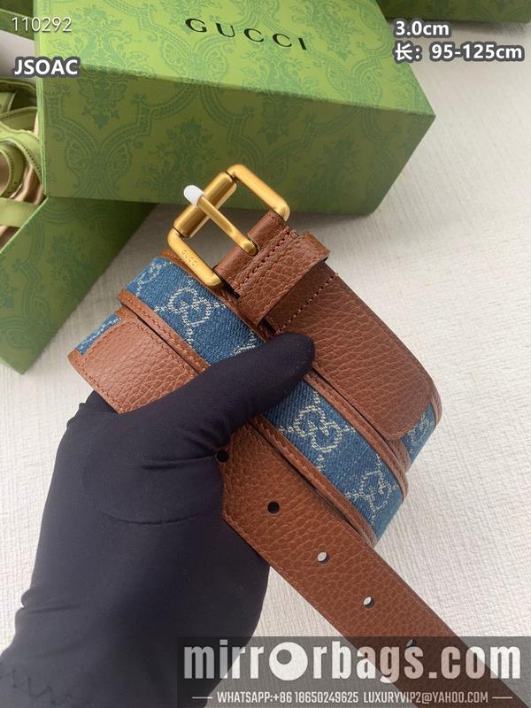 Replica Gucci belt 30mmX95-125cm 8L15