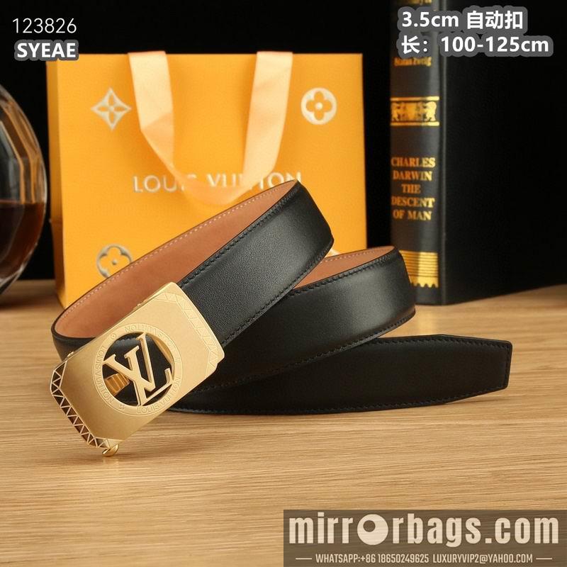 Replica LV belt 35mmX100-125cm 8L57