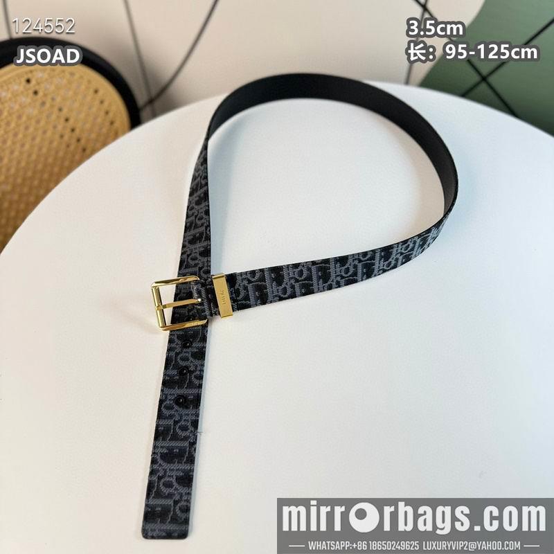 Replica Dior belt 35mmX95-125cm 8L28