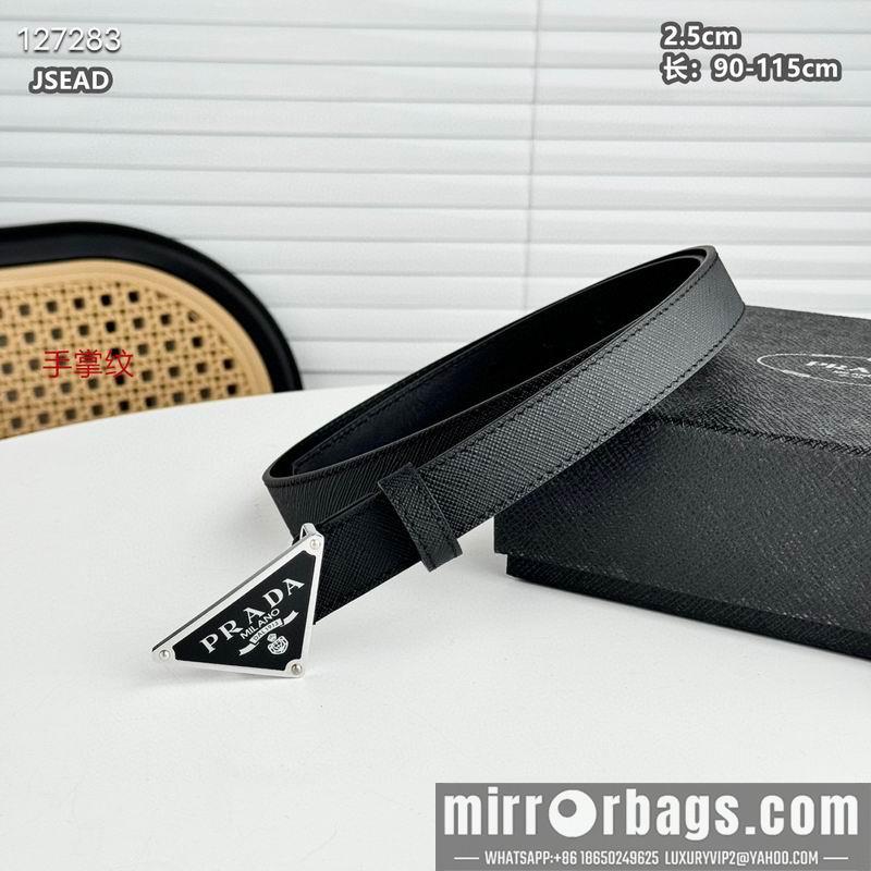 Replica Prada belt 25mmX90-115cm 8L03