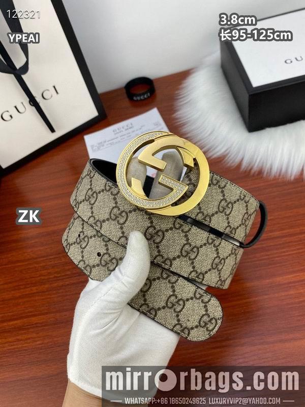 Replica Gucci belt 38mmX95-125cm 8L20