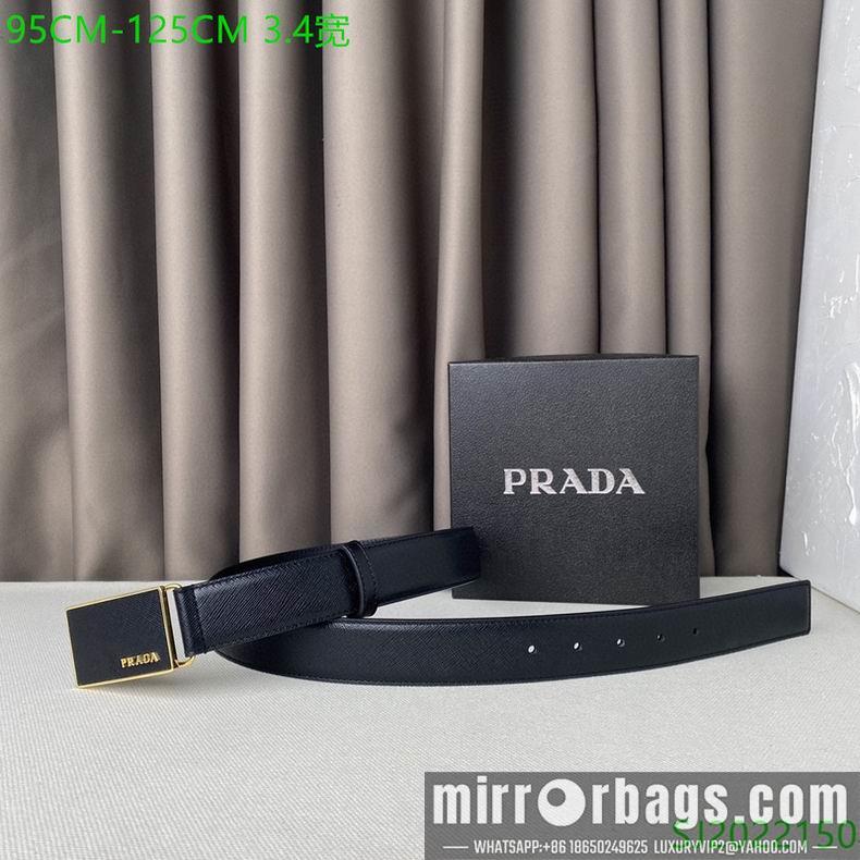 Replica Prada Belt 34mmX95-125cm 7D05