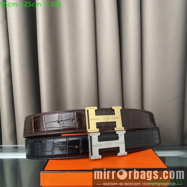 Replica Hermes Belt 38mmX95-125cm 7D107