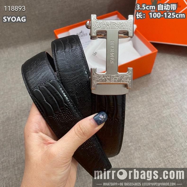 Replica Hermes belt自动带 35mmX100-125cm 8L010801