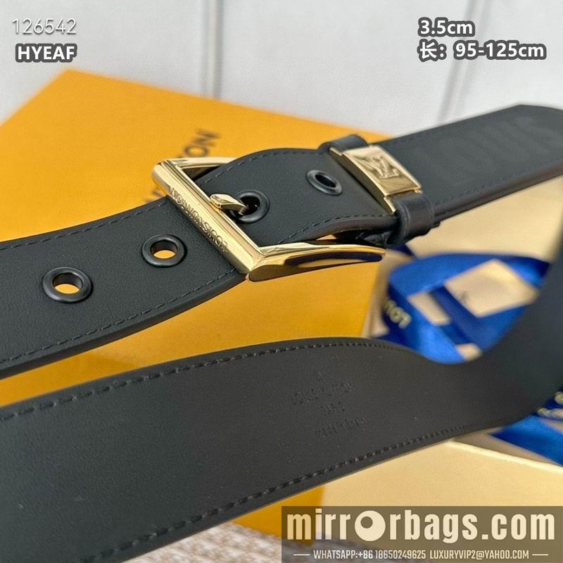 Replica LV belt 35mmX95-125cm 8L25
