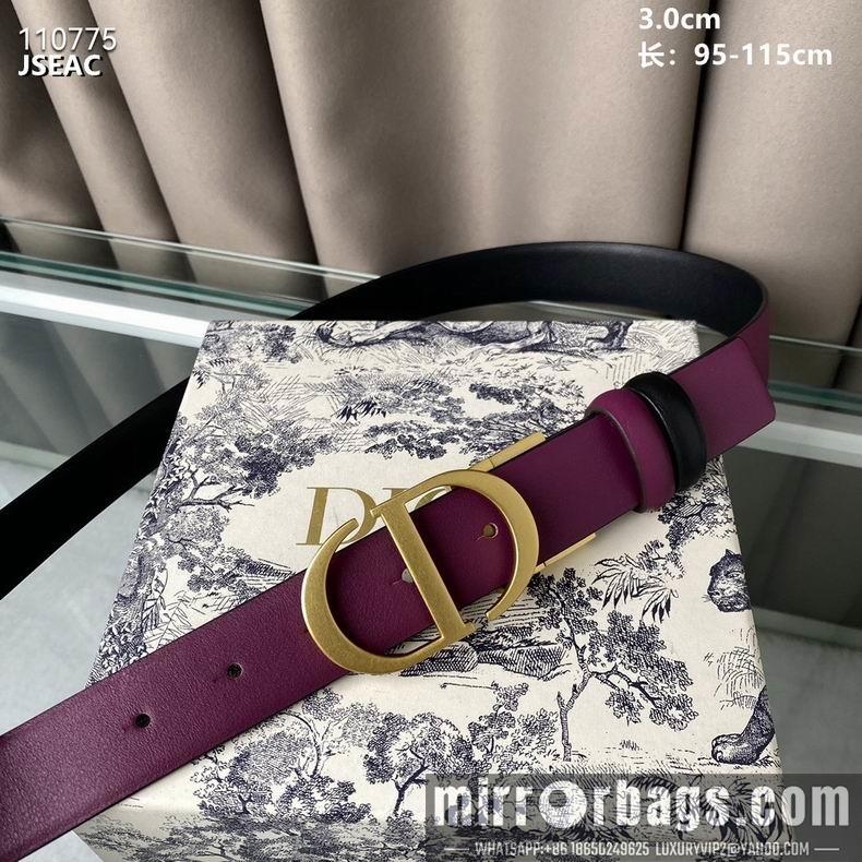 Replica Dior Belt 30mmX95-115cm 8L08