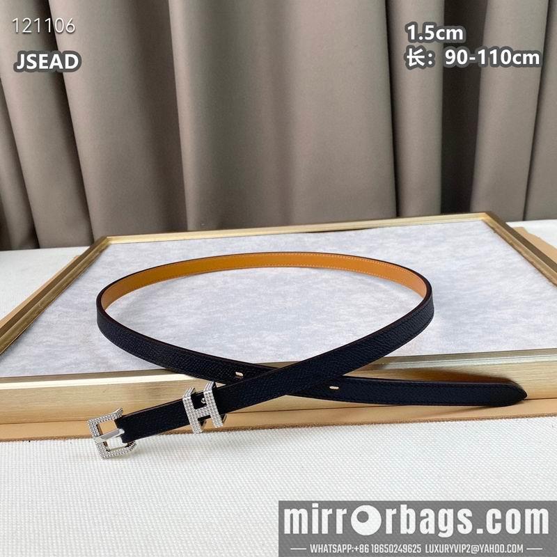 Replica Hermes belt 15mmX90-110cm 8L01