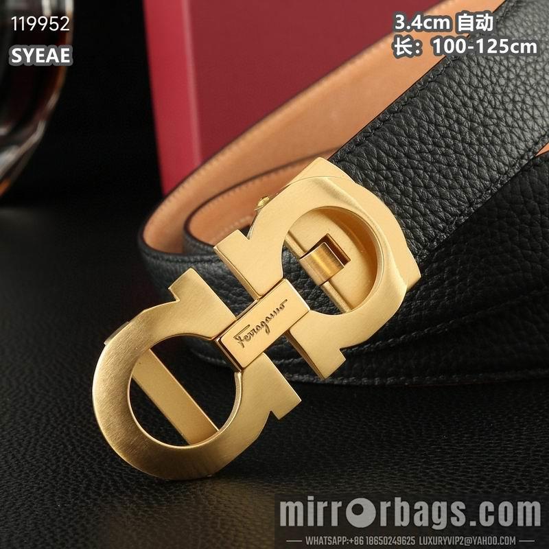 Replica Ferragamo belt 34mmX100-125cm 8L06