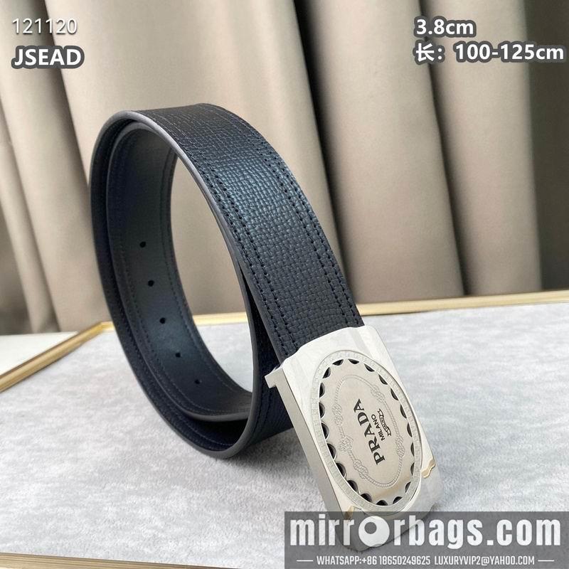 Replica Prada belt 38mmX100-125cm 8L08