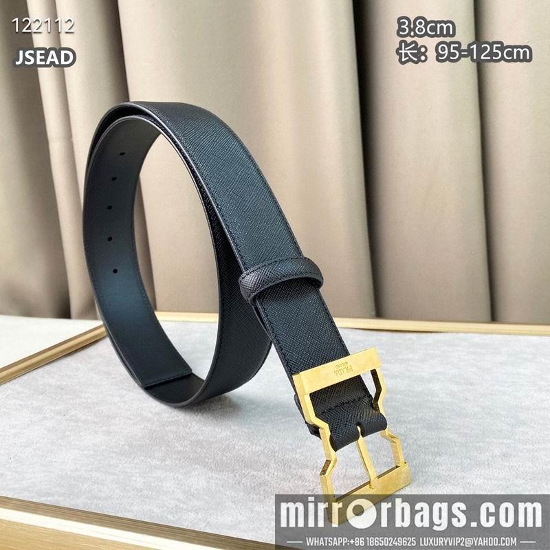 Replica Prada belt 38mmX95-125cm 8L05
