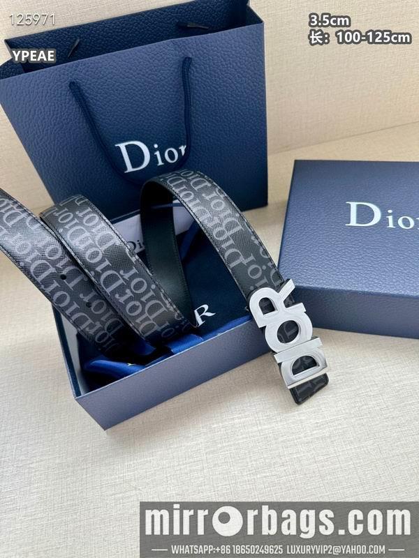 Replica Dior belt 35mmX100-125cm 8L29