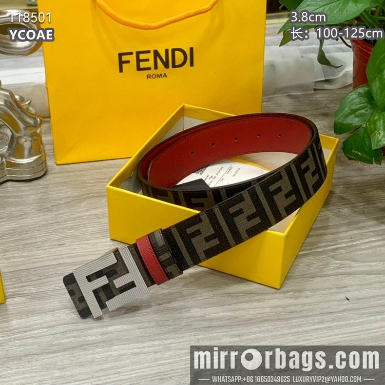 Replica Fendi belt 38mmX100-125cm 8L01