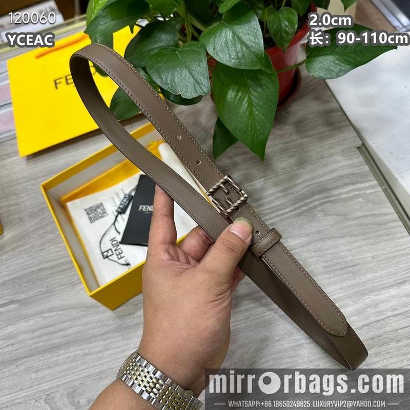 Replica Fendi belt 20mmX90-110cm 8L12