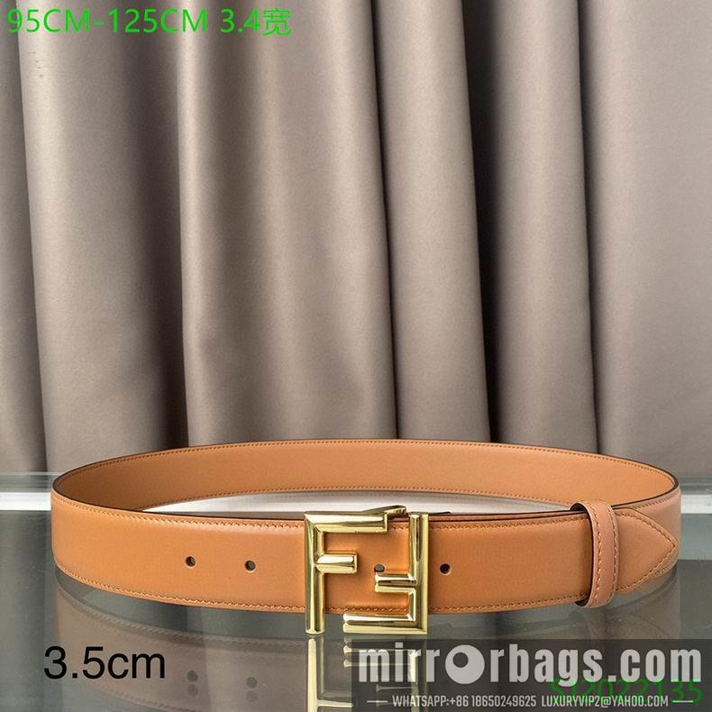 Replica Fendi Belt 34mmX95-125cm 7D05