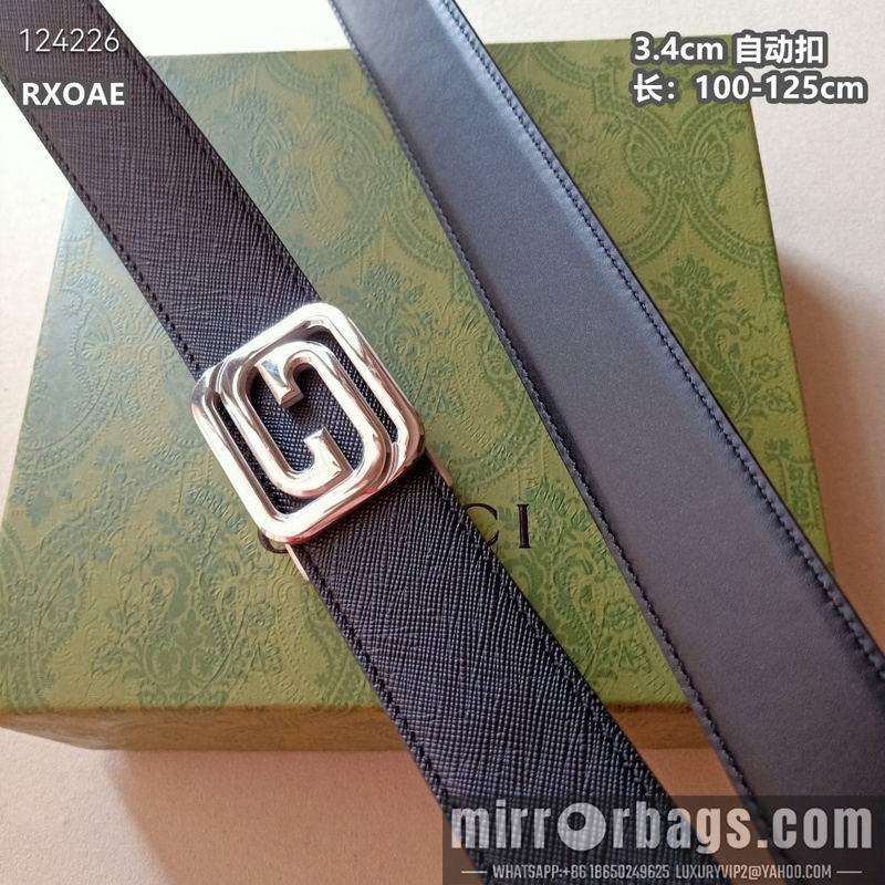 Replica Gucci belt 34mmX100-125cm 8L21
