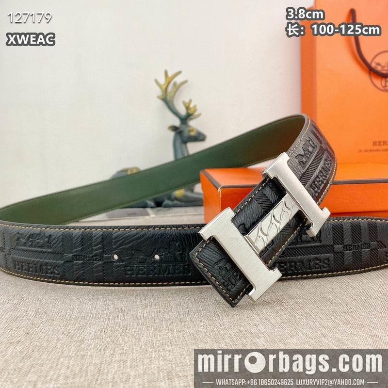 Replica Hermes belt 38mmX100-125cm 8L37