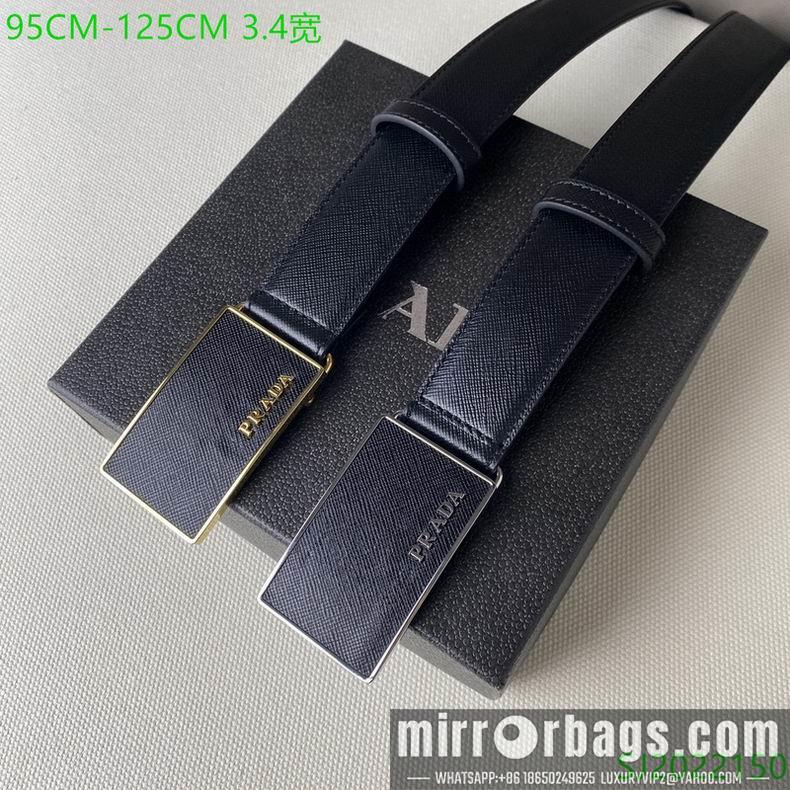 Replica Prada Belt 34mmX95-125cm 7D05