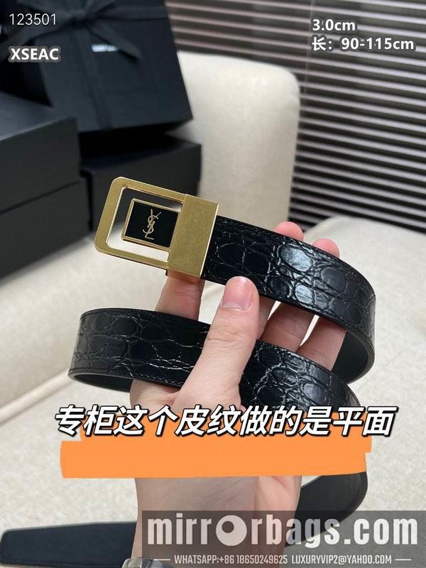 Replica YSL belt 30mm 90-115cm 8L07