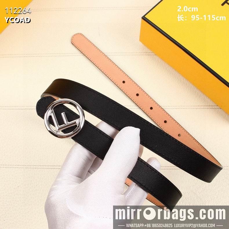 Replica Fendi Belt 20mmX95-115CM 8L11