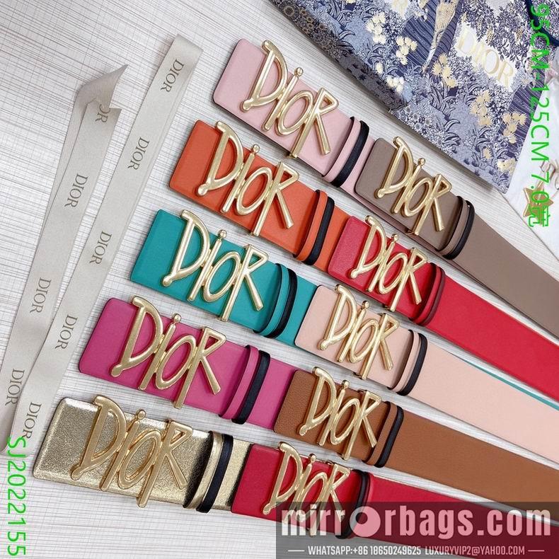 Replica Dior Belt 70mmX95-125cm 7d09