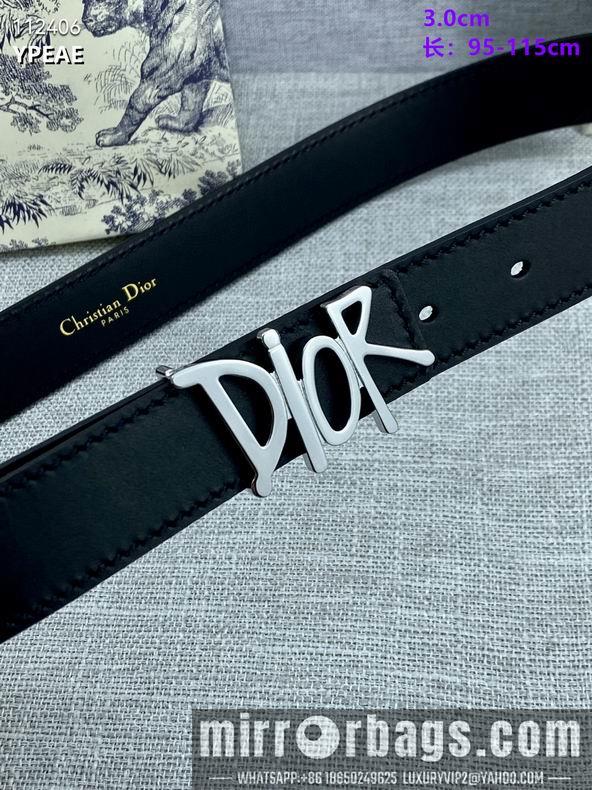 Replica Dior belt 30mmX95-115cm 8L09
