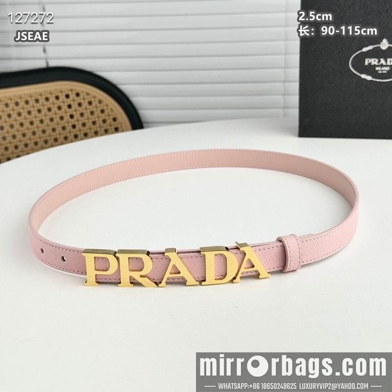 Replica Prada belt 25mmX90-115cm 8L04