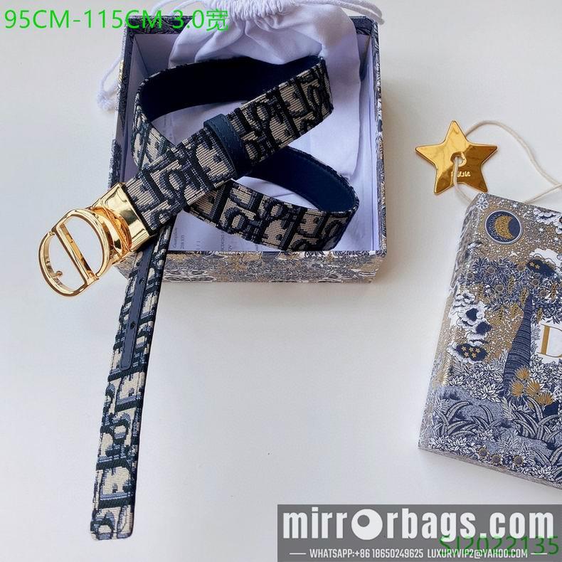 Replica Dior Belt 30mmX95-115cm 7d30