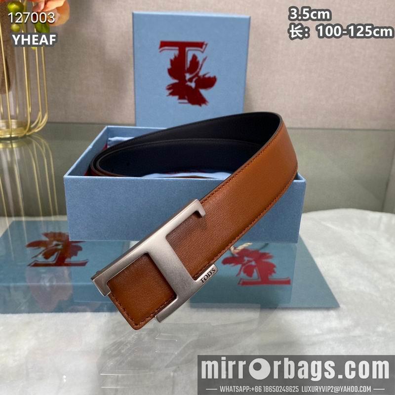 Replica TOD's belt 35mmX100-125cm 8L10