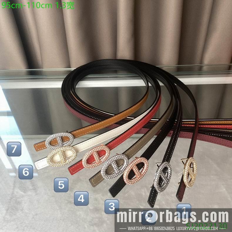 Replica Hermes Belt 13mmX95-110cm 7D01