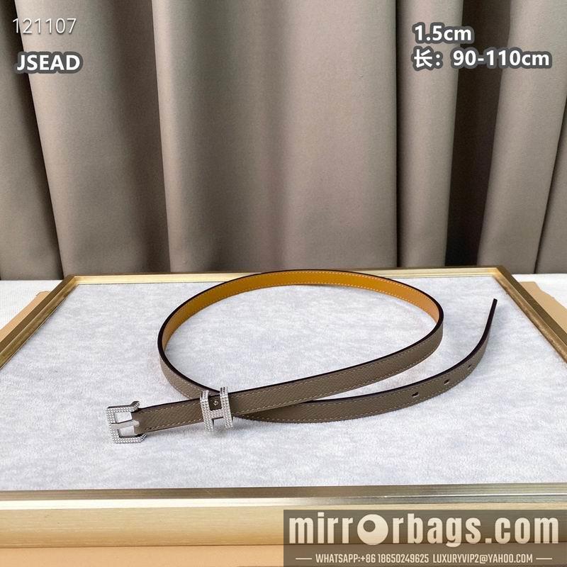 Replica Hermes belt 15mmX90-110cm 8L01