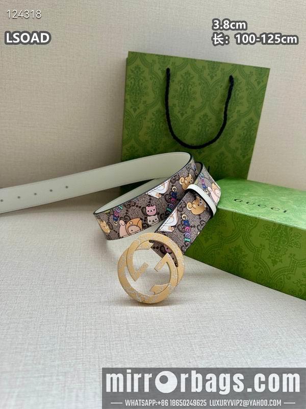 Replica Gucci belt 38mmX100-125cm 8L32