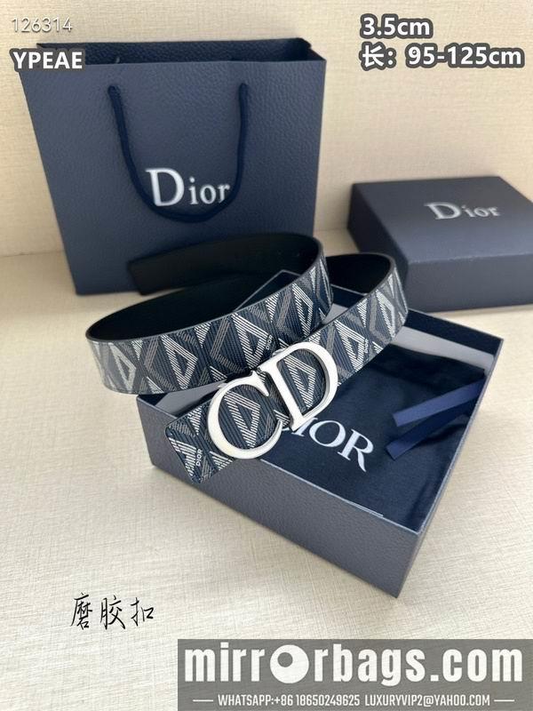 Replica Dior belt 35mmX95-125cm 8L16