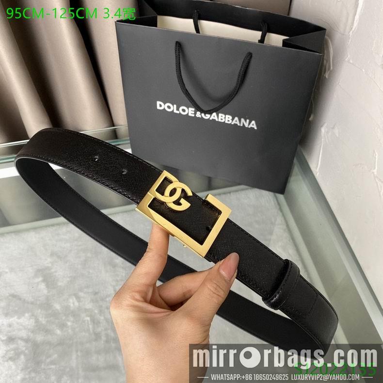 Replica DG Belt 34mmX95-125cm 7D01