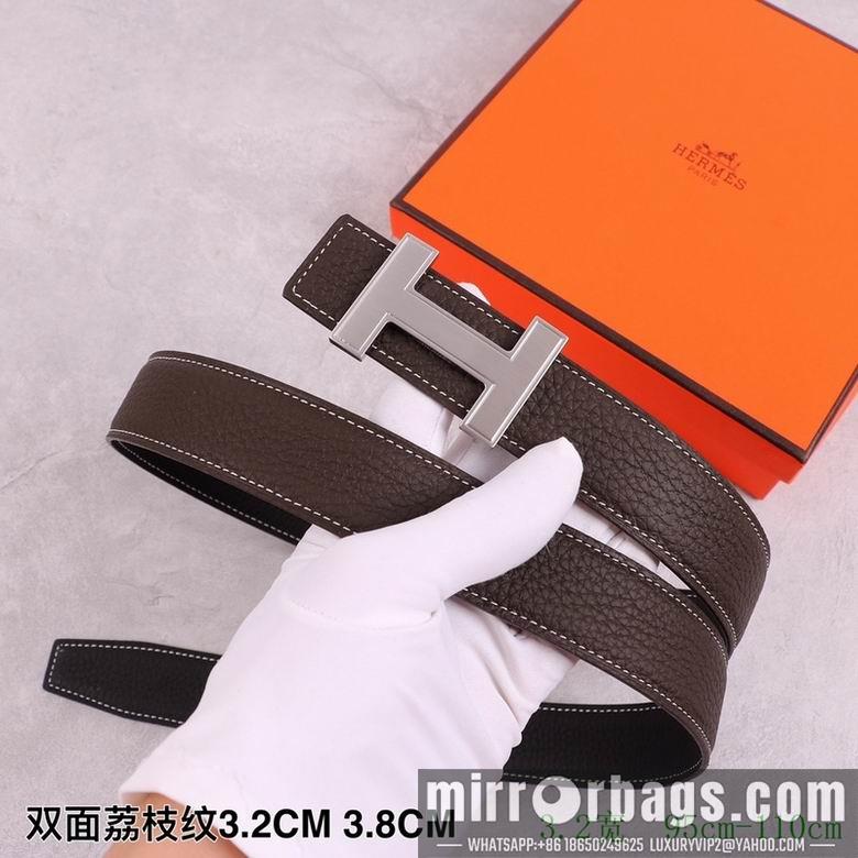 Replica Hermes Belt 32mmX95-110cm 7D24