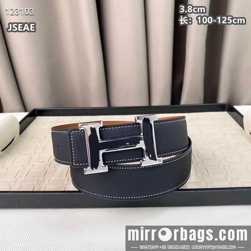 Replica Hermes belt 38mmX100-125cm 8L12