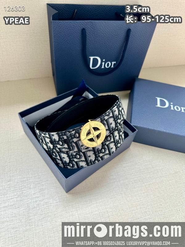 Replica Dior belt 35mmX95-125cm 8L17