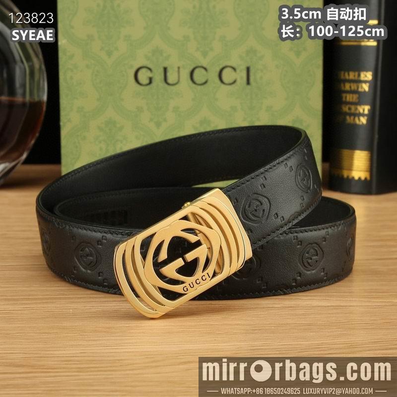 Replica Gucci belt 35mmX100-125cm 8L45