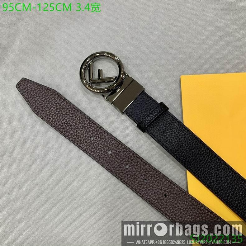 Replica Fendi Belt 34mmX95-125cm 7D06