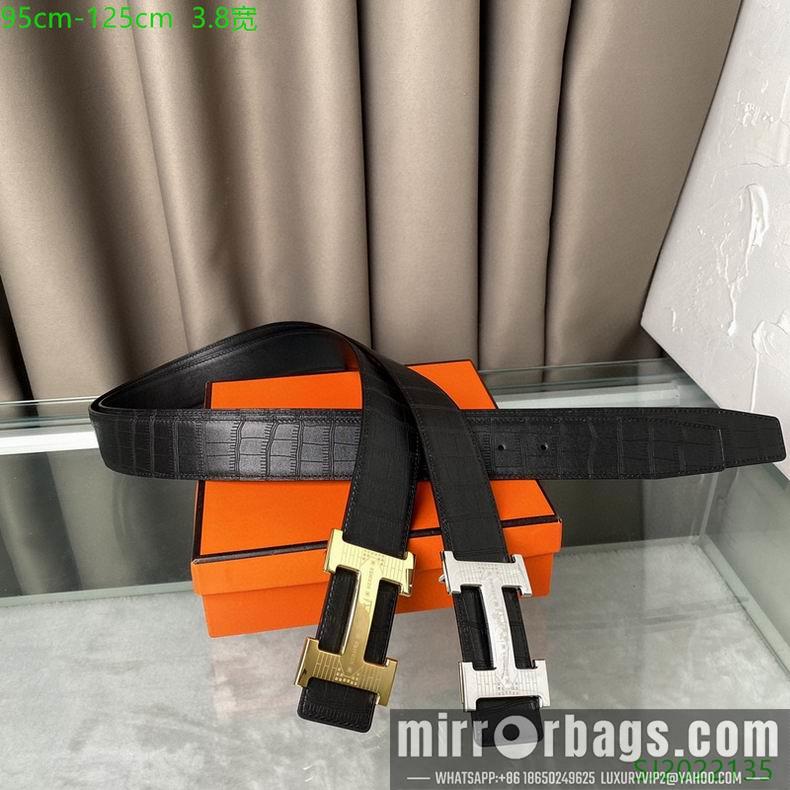 Replica Hermes Belt 38mmX95-125cm 7D104