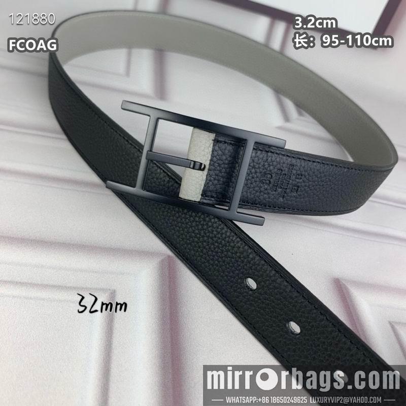 Replica Hermes belt 32mmX95-110cm 8L27