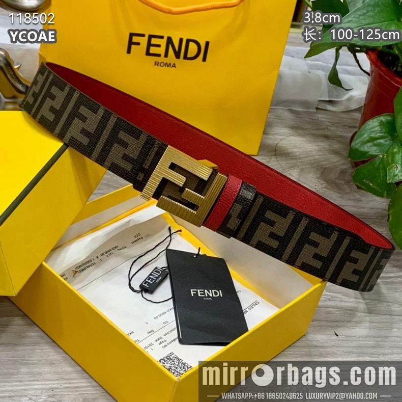 Replica Fendi belt 38mmX100-125cm 8L01