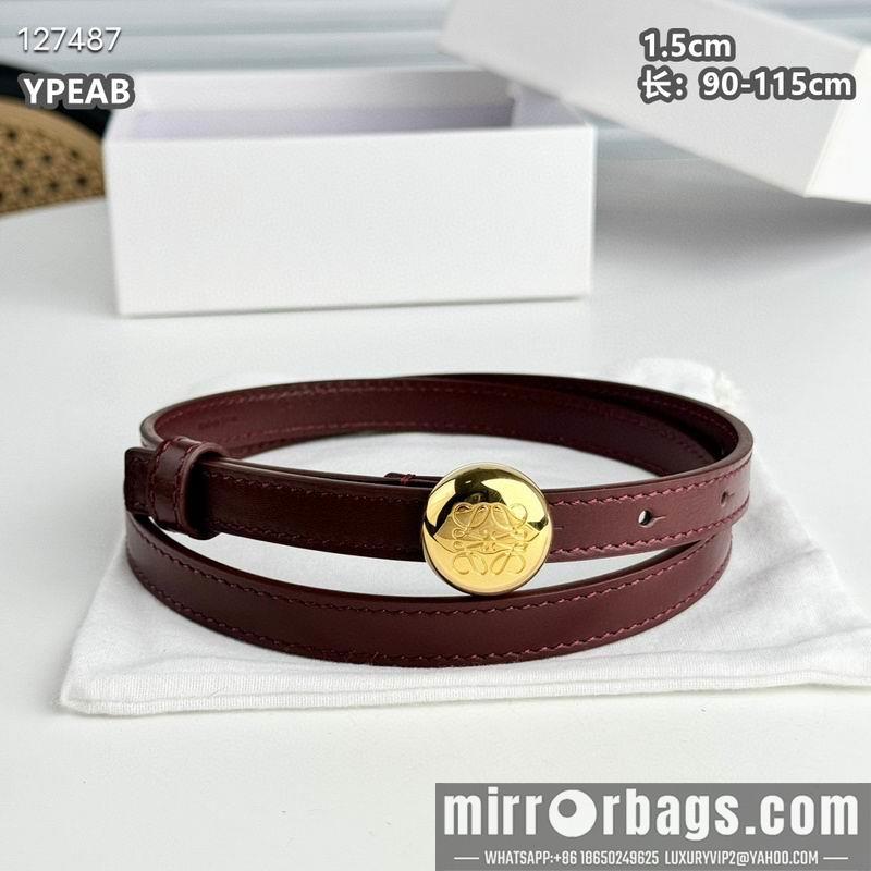 Replica Loewe belt 15mmX90-115cm 8L06