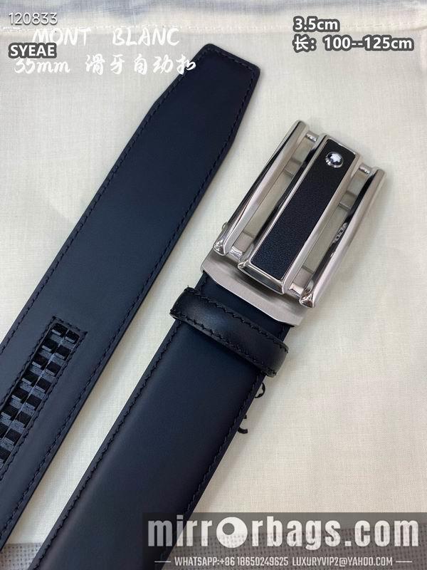 Replica Montblanc belt 自动扣 35mmX100-125cm 8L072013