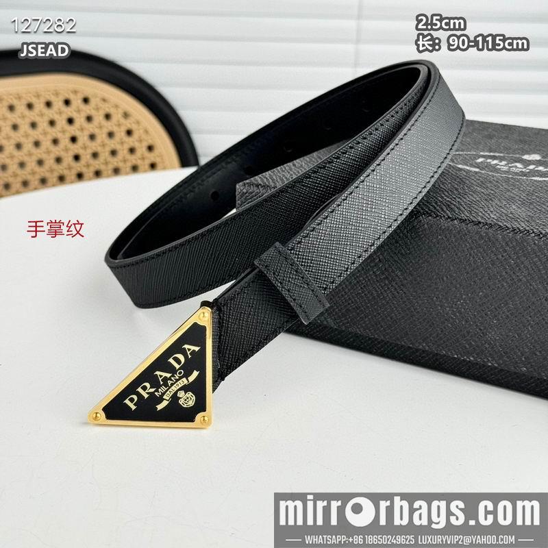 Replica Prada belt 25mmX90-115cm 8L03