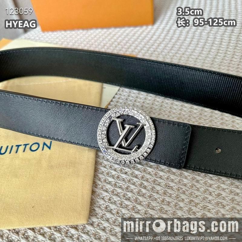 Replica LV belt 35mmX95-125cm 8L01
