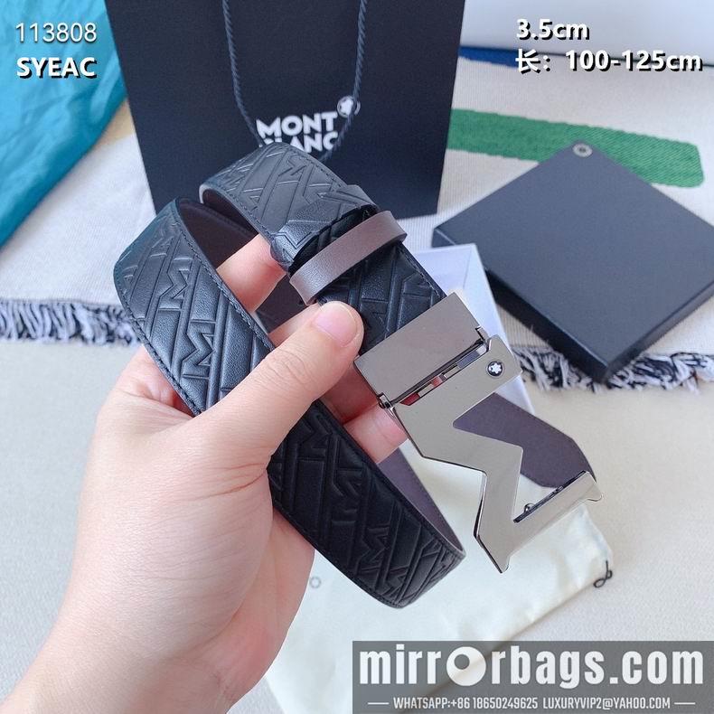 Replica Montblanc belt 30mmX95-125cm 8L02