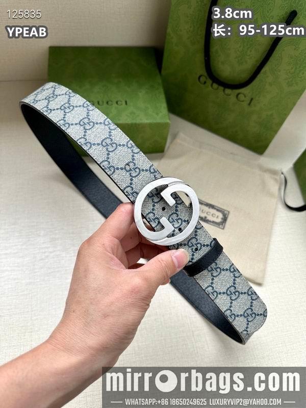 Replica Gucci belt 38mmX95-125cm 8L08
