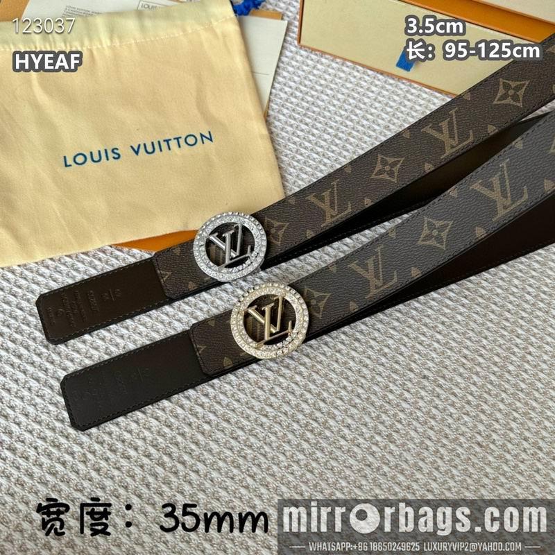 Replica LV belt 35mmX95-125cm 8L18