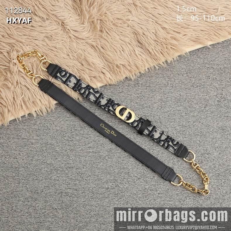 Replica Dior belt 15mmX95-110cm 8L04