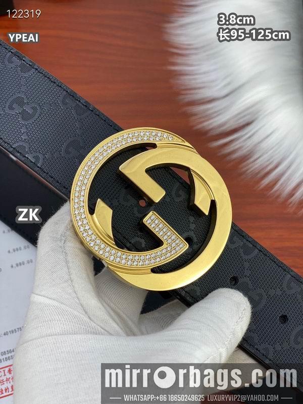 Replica Gucci belt 38mmX95-125cm 8L20